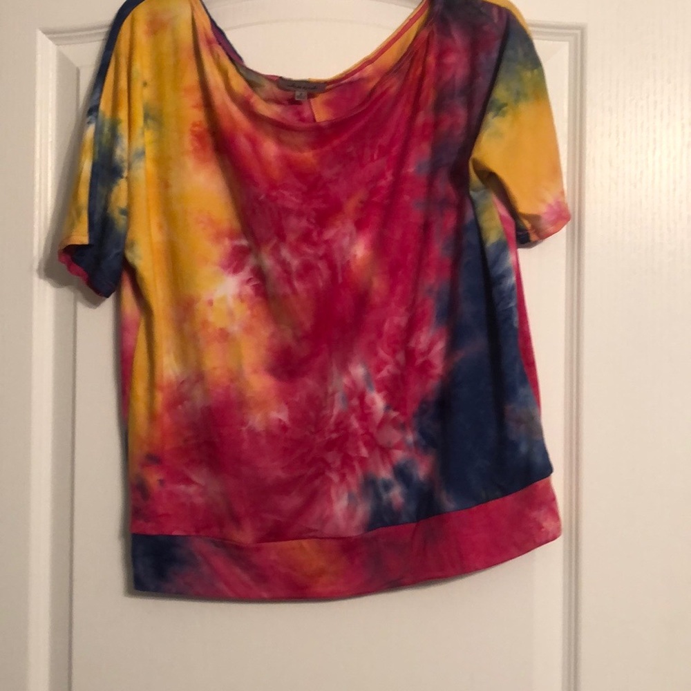 White Birch Tie Dye Dolman Style Shirt-NWOT